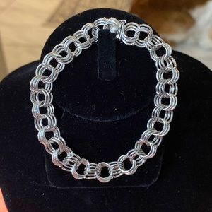 Vintage Sterling Silver Charm Bracelet